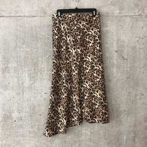 Zara Leopard Print Skirt